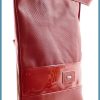 VIA55 elegáns női keresztpántos táska alul 2 sávval, rostbőr, piros noivalltaska-hu b