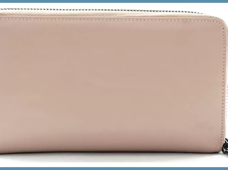 Lorenti duplarekeszes női bőr pénztárca, rózsaszín noivalltaska-hu 3