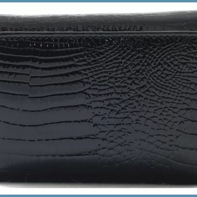 VIA55 női pénztárca, rövid fazon, bőr, fekete noivalltaska-hu 3